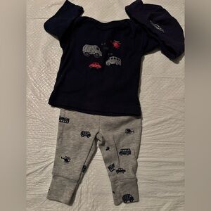 Carter's Navy Infant Tee with White Print